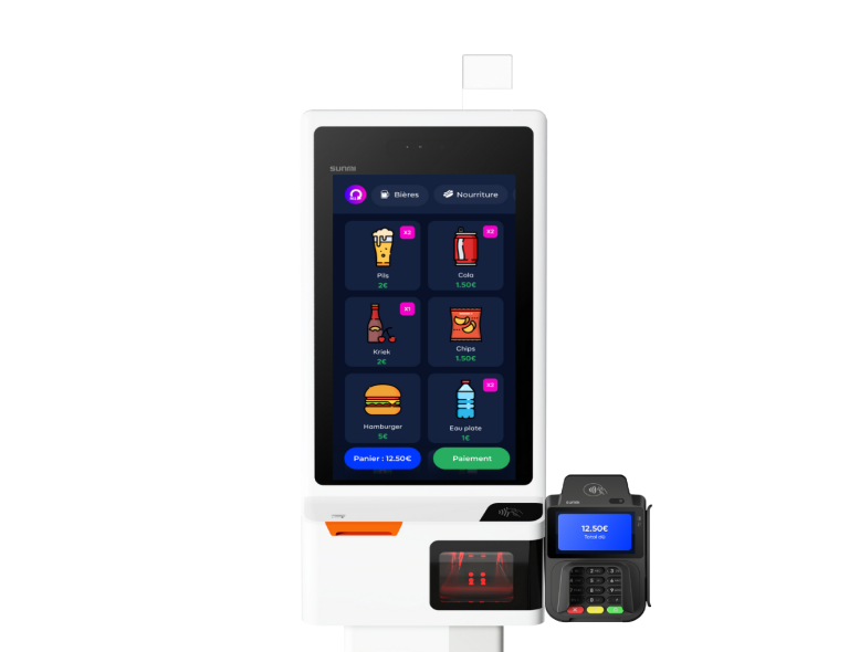 Comitty Kiosk avec imprimante